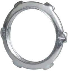 Cooper Crouse-Hinds - 1" Trade, Steel Threaded Rigid/Intermediate (IMC) Conduit Locknut - Noninsulated - All Tool & Supply