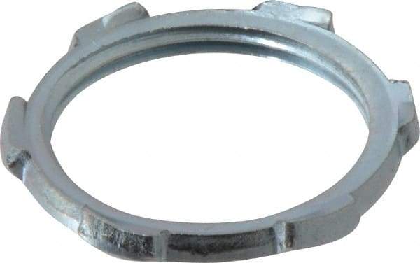 Cooper Crouse-Hinds - 1-1/4" Trade, Steel Threaded Rigid/Intermediate (IMC) Conduit Locknut - Noninsulated - All Tool & Supply