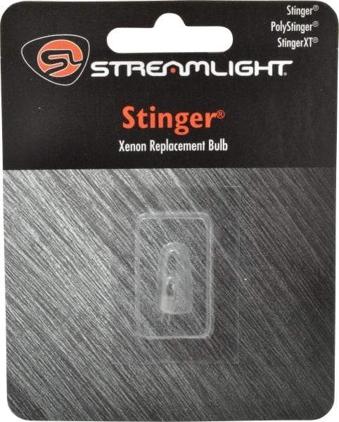 Streamlight - Xenon Bulb - Clear, Compatible With 76000, 76001, 76003, 76005, 76021, 76022, 76201, 76214, 76221, 76500, 76501, 76502, 76514, 76521, 76522, 76524, 76600, 76603, 76611, 76614, 76906 & 76909 Flashlights - All Tool & Supply