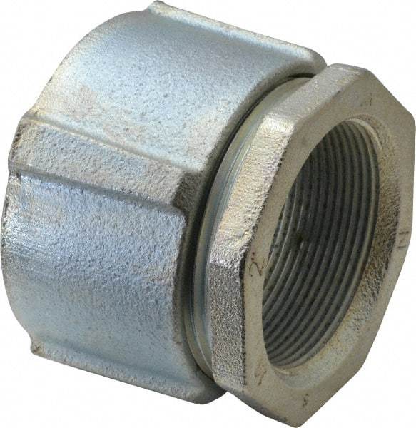 Cooper Crouse-Hinds - 2" Trade, Malleable Iron Threaded Rigid/Intermediate (IMC) Conduit Coupling - Noninsulated - All Tool & Supply