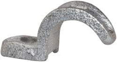 Cooper Crouse-Hinds - 1/2" Pipe, Malleable Iron, Conduit Clamp - 1 Mounting Hole - All Tool & Supply