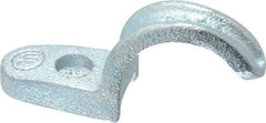 Cooper Crouse-Hinds - 3/4" Pipe, Malleable Iron, Conduit Clamp - 1 Mounting Hole - All Tool & Supply