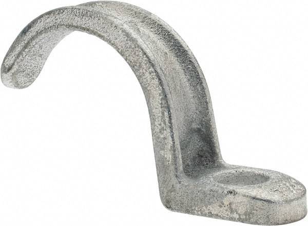 Cooper Crouse-Hinds - 1-1/4" Pipe, Malleable Iron, Conduit Clamp - 1 Mounting Hole - All Tool & Supply