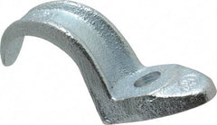 Cooper Crouse-Hinds - 1-1/2" Pipe, Malleable Iron, Conduit Clamp - 1 Mounting Hole - All Tool & Supply