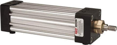 Parker - 5" Stroke x 2" Bore Double Acting Air Cylinder - 3/8 Port, 7/16-20 Rod Thread, 250 Max psi, -10 to 165°F - All Tool & Supply