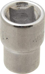 SK - 3/8" Drive, 1/4" Socket, Female Pipe Plug Socket - 4 Points, 1" OAL - All Tool & Supply