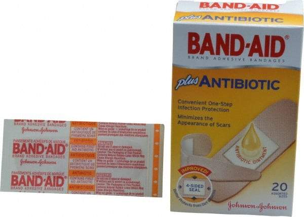 Johnson & Johnson - General Purpose Self-Adhesive Bandage - Antibiotic - All Tool & Supply