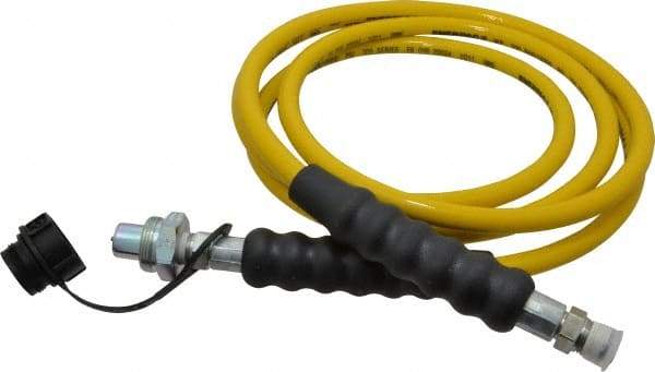 Enerpac - 1/4" Inside Diam x 3/8 NPT 10' Hydraulic Pump Hose - 10,000 psi, CH-604 Opposite End, Thermoplastic - All Tool & Supply