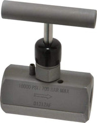 Enerpac - 3/8-18 Inlet Hydraulic Control Valve - 10,000 psi, 3-1/2" High x 1.87" Wide x 2.38" Long - All Tool & Supply