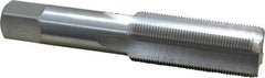 Interstate - 1-18 UNS 3B 4 Flute Bright Finish High Speed Steel Straight Flute Standard Hand Tap - Bottoming, Right Hand Thread, 5-1/8" OAL, H4 Limit, Oversize - Exact Industrial Supply