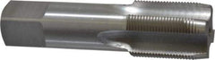 Interstate - 1-1/16 - 18 UNEF 3B 4 Flute Bright Finish High Speed Steel Straight Flute Standard Hand Tap - Plug, Right Hand Thread, 5-1/8" OAL, H4 Limit, Oversize - Exact Industrial Supply