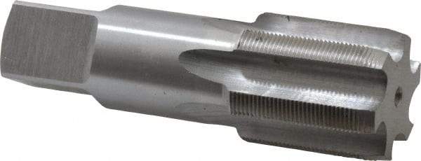 Interstate - 1-1/4 - 24 UNS 3B 6 Flute Bright Finish High Speed Steel Straight Flute Standard Hand Tap - Plug, Right Hand Thread, 4" OAL, H4 Limit, Oversize - Exact Industrial Supply