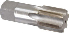 Interstate - 1-7/16 - 16 UNS 3B 6 Flute Bright Finish High Speed Steel Straight Flute Standard Hand Tap - Bottoming, Right Hand Thread, 4" OAL, H4 Limit, Oversize - Exact Industrial Supply