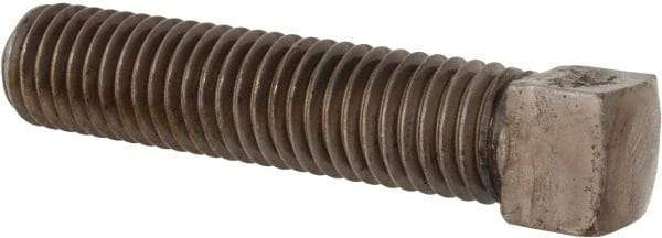 Value Collection - 9/16-12 UNC, 2-1/2" Length Under Head, Cup Point Set Screw - Grade 2 Alloy Steel - All Tool & Supply