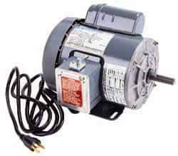 Marathon Electric - 1-1/2 Max hp, 1,725 Max RPM, Electric AC DC Motor - 115/208-230 V Input, Single Phase, 56 Frame, 0.62" Shaft Diam - All Tool & Supply