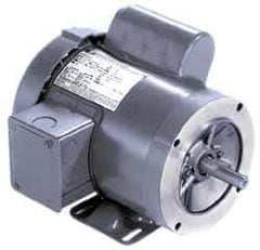 Marathon Electric - 3/4 Max hp, 1,140 Max RPM, Electric AC DC Motor - 115/208-230 V Input, Single Phase, 56C Frame, 0.62" Shaft Diam - All Tool & Supply