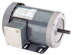 Marathon Electric - 1/2 Max hp, 3,450 Max RPM, Electric AC DC Motor - 208-230/460 V Input, Three Phase, 56C Frame, 0.62" Shaft Diam - All Tool & Supply