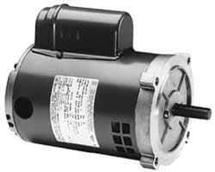 Marathon Electric - 1 Max hp, 3,450 Max RPM, Electric AC DC Motor - 115/208-230 V Input, Single Phase, 56C Frame, 0.62" Shaft Diam - All Tool & Supply