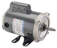 Marathon Electric - 1/4 Max hp, 1,200 Max RPM, Electric AC DC Motor - 115 V Input, Single Phase, 56 Frame, 0.62" Shaft Diam - All Tool & Supply