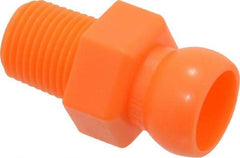 Loc-Line - 50 Piece, 1/4" Hose ID, Male to Female Coolant Hose Connector - 1/8" NPT, For Loc-Line Modular Hose Systems - All Tool & Supply