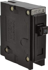 Eaton Cutler-Hammer - 20 Amp, 120/240 VAC, 24 VDC, 48 VDC, 80 VDC, 1 Pole, Plug In Miniature Circuit Breaker - Thermal Magnetic Trip, 14-4 AWG, 2-3/8 Inch Deep x 2-15/16 Inch High x 1 Inch Wide - All Tool & Supply