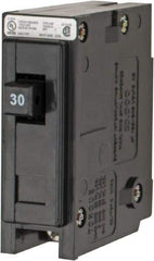 Eaton Cutler-Hammer - 30 Amp, 120/240 VAC, 24 VDC, 48 VDC, 80 VDC, 1 Pole, Plug In Miniature Circuit Breaker - Thermal Magnetic Trip, 14-4 AWG, 2-3/8 Inch Deep x 2-15/16 Inch High x 1 Inch Wide - All Tool & Supply