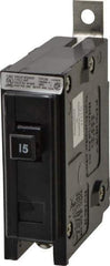 Eaton Cutler-Hammer - 15 Amp, 120/240 VAC, 24 VDC, 48 VDC, 80 VDC, 1 Pole, Bolt On Miniature Circuit Breaker - Thermal Magnetic Trip, 14-4 AWG, 2-3/8 Inch Deep x 2-15/16 Inch High x 1 Inch Wide - All Tool & Supply