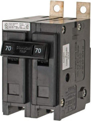 Eaton Cutler-Hammer - 70 Amp, 120/240 VAC, 24 VDC, 48 VDC, 80 VDC, 2 Pole, Bolt On Miniature Circuit Breaker - Thermal Magnetic Trip, 8-1/0 AWG, 2-3/8 Inch Deep x 2-15/16 Inch High x 2 Inch Wide - All Tool & Supply