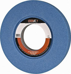 Camel Grinding Wheels - 14" Diam x 5" Hole x 2" Thick, J Hardness, 46 Grit Surface Grinding Wheel - Aluminum Oxide, Type 7, Coarse Grade, 1,910 Max RPM, Vitrified Bond, Two-Side Recess - All Tool & Supply