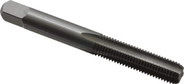 Interstate - 5/16-24 UNF 3B 4 Flute Bright Finish High Speed Steel Straight Flute Standard Hand Tap - Bottoming, Left Hand Thread, 2-23/32" OAL, 1" Thread Length, H3 Limit, Oversize - All Tool & Supply