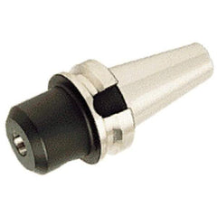 Iscar - BT50 Taper Shank 12mm Hole End Mill Holder/Adapter - 42mm Nose Diam, 100mm Projection, Through-Spindle & DIN Flange Coolant - Exact Industrial Supply