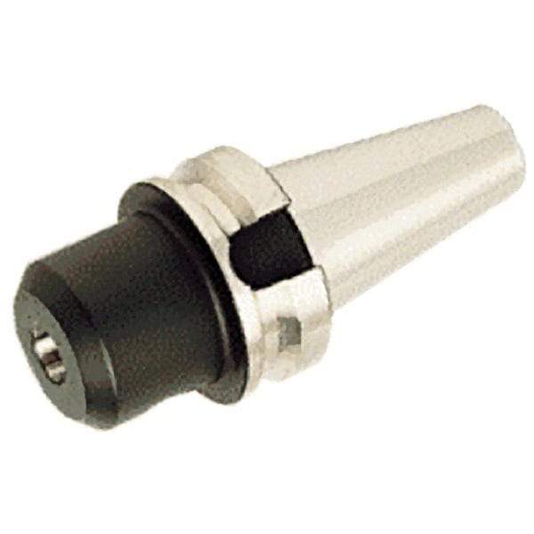 Iscar - BT30 Taper Shank 6mm Hole End Mill Holder/Adapter - 63/64" Nose Diam, 50mm Projection, Through-Spindle & DIN Flange Coolant - Exact Industrial Supply