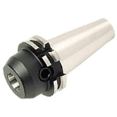 Iscar - DIN69871-40 Taper Shank 10mm Hole End Mill Holder/Adapter - 35mm Nose Diam, 45mm Projection, Through-Spindle & DIN Flange Coolant - Exact Industrial Supply