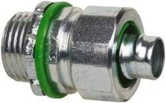 Cooper Crouse-Hinds - 3/8" Trade, Steel Threaded Straight Liquidtight Conduit Connector - Noninsulated - All Tool & Supply