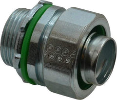 Cooper Crouse-Hinds - 3/4" Trade, Steel Threaded Straight Liquidtight Conduit Connector - Noninsulated - All Tool & Supply