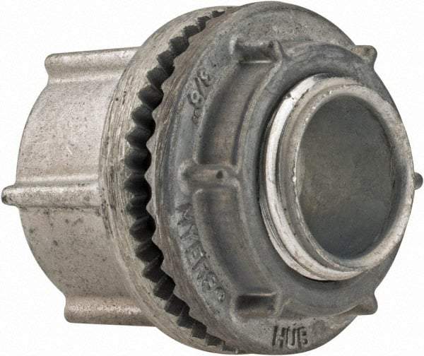 Cooper Crouse-Hinds - 3/8" Trade, Zinc Threaded Rigid/Intermediate (IMC) Conduit Hub - Noninsulated - All Tool & Supply