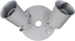 Cooper Crouse-Hinds - 3 Outlet, Powder Coat Finish, Round Noncorrosive Weatherproof Box Cover - 11" Long x 4-1/4" Wide x 5-1/8" High, Aluminum, UL Listed - All Tool & Supply