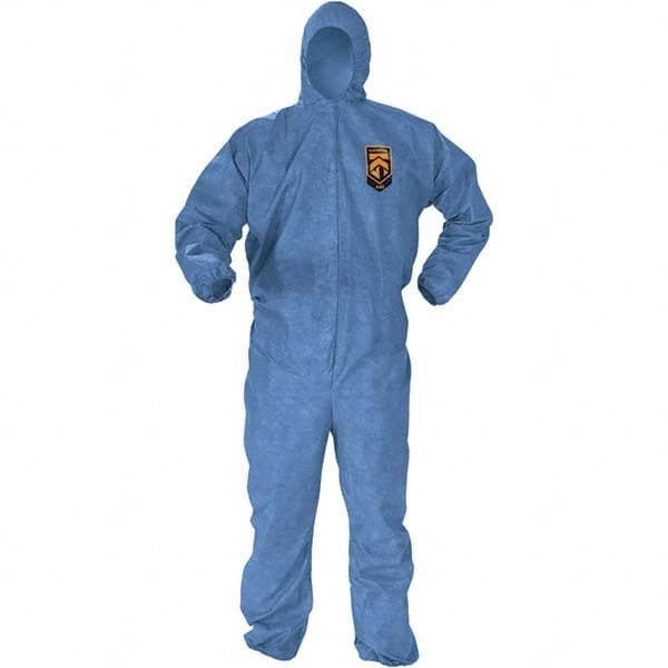 KleenGuard - Size M Film Laminate SMS Chemical Resistant Coveralls - Exact Industrial Supply