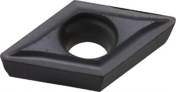 Kennametal - DPMT21.51 LF Grade KC5010 Carbide Turning Insert - TiAlN Finish, 55° Diamond, 1/4" Inscr Circle, 3/32" Thick, 1/64" Corner Radius - All Tool & Supply