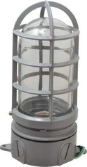 Cooper Crouse-Hinds - 120 Volt, 100 Watt, Incandescent Hazardous Location Light Fixture - Vaporproof, Corrosion & Heat Resistant, Aluminum Housing, 4-1/4" Wide x 8-7/8" High - All Tool & Supply