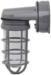 Cooper Crouse-Hinds - 120 Volt, 100 Watt, Incandescent Hazardous Location Light Fixture - Vaporproof, Corrosion & Heat Resistant, Aluminum Housing, 7" Long x 4-1/4" Wide x 9-1/2" High - All Tool & Supply