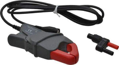 Fluke - Black/Red Electrical Test Equipment Clamp - Use with Digital Multimeters, Powers Quality Meters, Scope Meters - All Tool & Supply