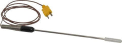 Fluke - Electrical Test Equipment Probe - Use with K-Type Thermometers - All Tool & Supply