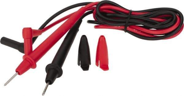 Fluke - Black/Red Electrical Test Equipment Leads - Use with General Purpose - All Tool & Supply