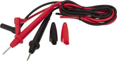 Fluke - Black/Red Electrical Test Equipment Leads - Use with General Purpose - All Tool & Supply