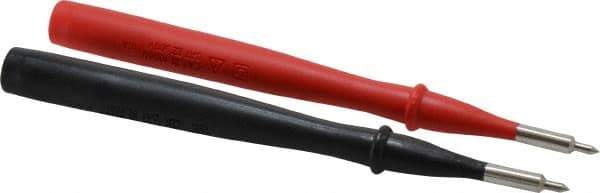 Fluke - Black/Red Electrical Test Equipment Probe - Use with IEC Electrical Wall Outlets - All Tool & Supply