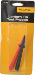 Fluke - Black/Red Electrical Test Equipment Probe - Use with TL22, TL24 Test Leads - All Tool & Supply