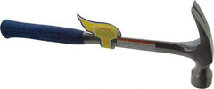 Estwing - 1-3/8 Lb Head, Straight Framing Hammer - 16" OAL, 1-3/64" Face Diam, Smooth Face, Steel Handle with Grip - All Tool & Supply