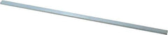 Precision Brand - 12" Long x 3/8" High x 1/8" Wide, Zinc-Plated Key Stock - Low Carbon Steel - All Tool & Supply