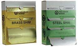 Precision Brand - 4 Piece, 50 Inch Long x 6 Inch Wide x 0.001 to 0.005 Inch Thick, Assortment Roll Shim Stock - Brass, 0.001 to 0.005 Inch Thick - All Tool & Supply